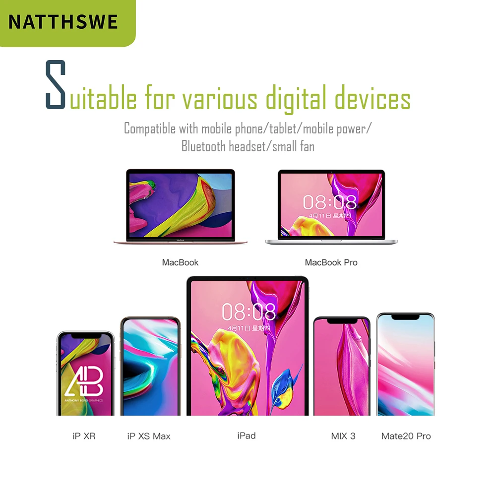 NATTHSWE Быстрая зарядка 3 0 USB зарядное устройство 18 Вт для samsung Galaxy S6 S7 Note 4 htc Motoal QC3.0