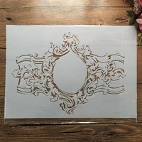 a4 29cm vintage palace jewellery diy layering stencils painting scrapbook embossing hollow embellishment printing lace ruler
