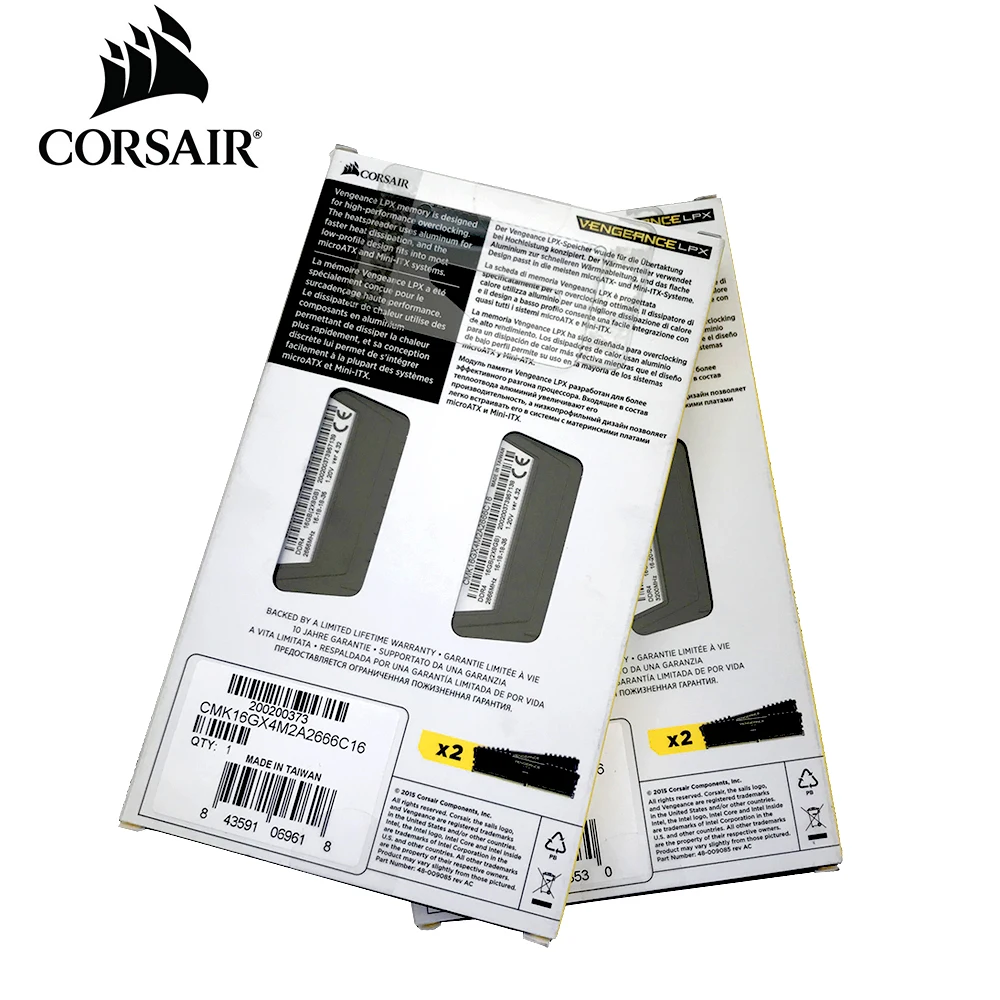 corsair vengeance lpx16gb8gb2 kit ddr4 pc4 2400mhz 2666mhz 3000mhz 3200mhz 3600mhz desktop ram memory 16gb dimm free global shipping