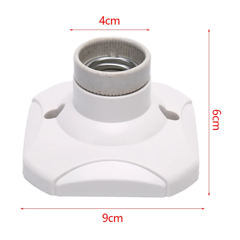 E27 Lamp Holder Bulb Socket Ceramic Base 9cm x 6cm 4cm | Освещение