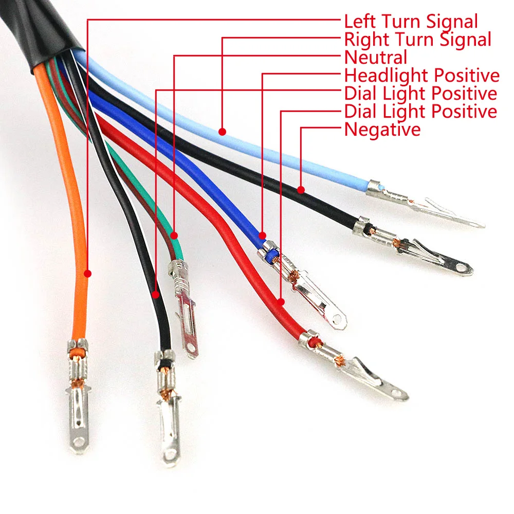 Мотоцикл в стиле ретро одометр 12 В мотоцикл двойной скоростной измеритель со
