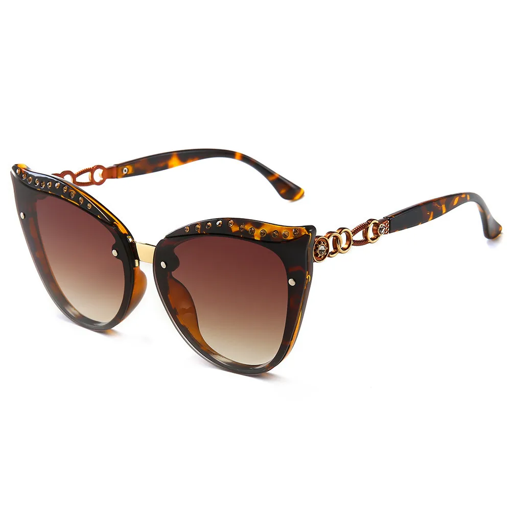 

New Diamond Sunglasses Ladies Driving Cat Eye Polarized Sunglasses Fashion Trend Sunglasses Wholesale