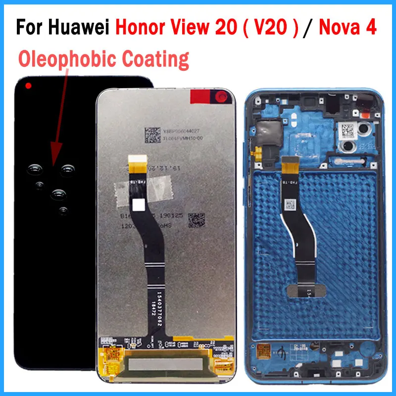 6 4 дюймовый ЖК дисплей для huawei Honor View 20 сенсорный дигитайзер в сборе Nova с