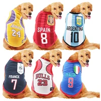small and medium sized dogs golden retriever four seasons vest world cup football uniforms basketball footwear cat pet supplies