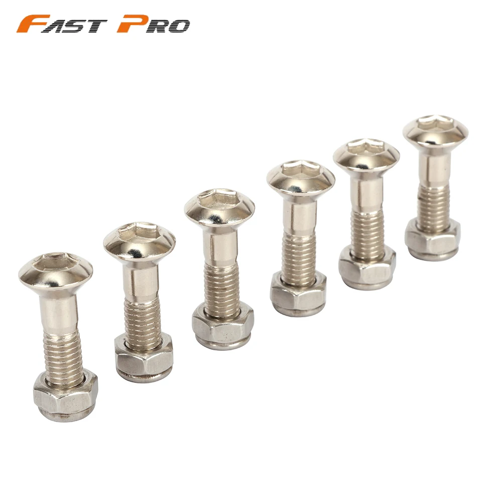 Мотоциклетные 6 шт. Звездочка винтовая крышка заглушка болт для KTM YAMAHA SUZUKI HONDA KAWASAKI