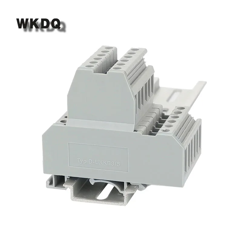 

10Pcs D-UKKB 3/5 UK Terminal Block End Cover Din Rail Terminal Blocks End Cover Plate For UKK 3 And UKK 5 Connector D-UKKB3/5