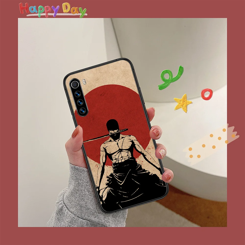 

One Luffy Pieces Phone Case For XIAOMI Redmi Note 5 7 8 T 9 6A 7A 8A 9S K 20 30 Pro black Cell Painting Funda Trend Prime