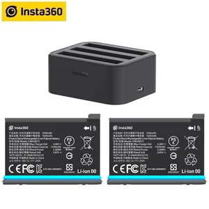 Аккумулятор и зарядное устройство Insta360 ONE X2, оригинальные аксессуары для Insta 360 One X 2 - изображение