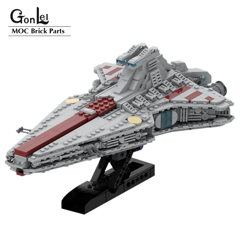 

NEW Star Plan Venator Class Republic Attack Cruiser Space Series MOC-45566 Building Blocks DIY Bricks Toys Christmas Gift