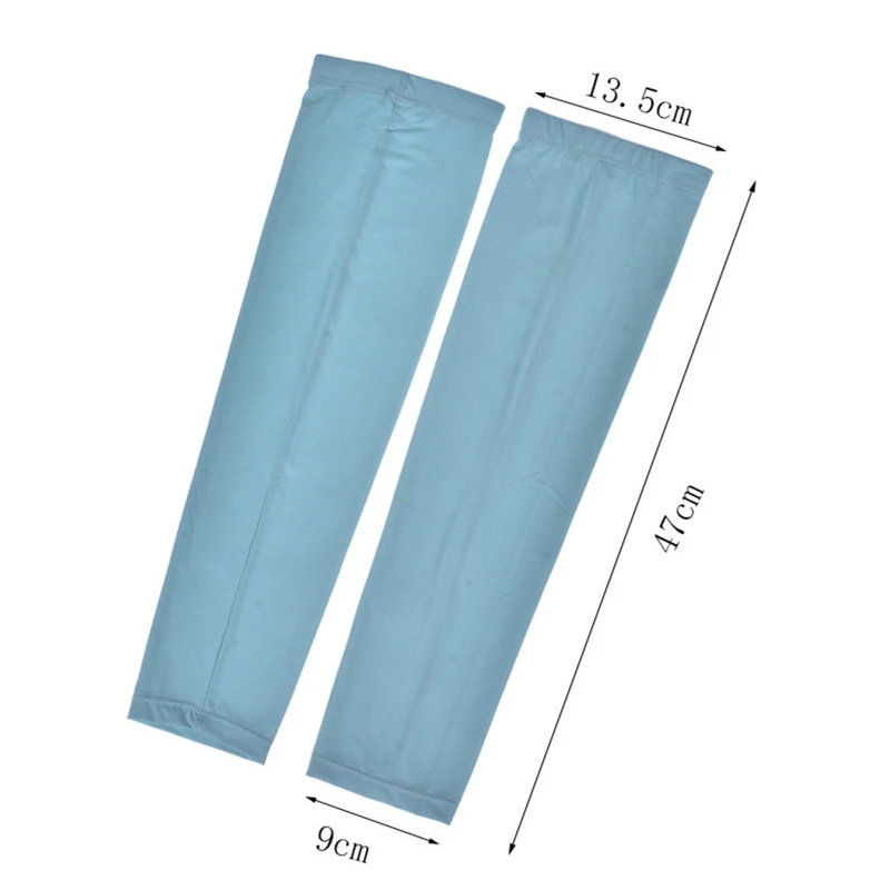 

1 Pair Unisex Cooling Arm Sleeves Cover Cycling Running UV Sun Protection Outdoor Men Nylon Cool Arm Sleeves for Hide Tattoos