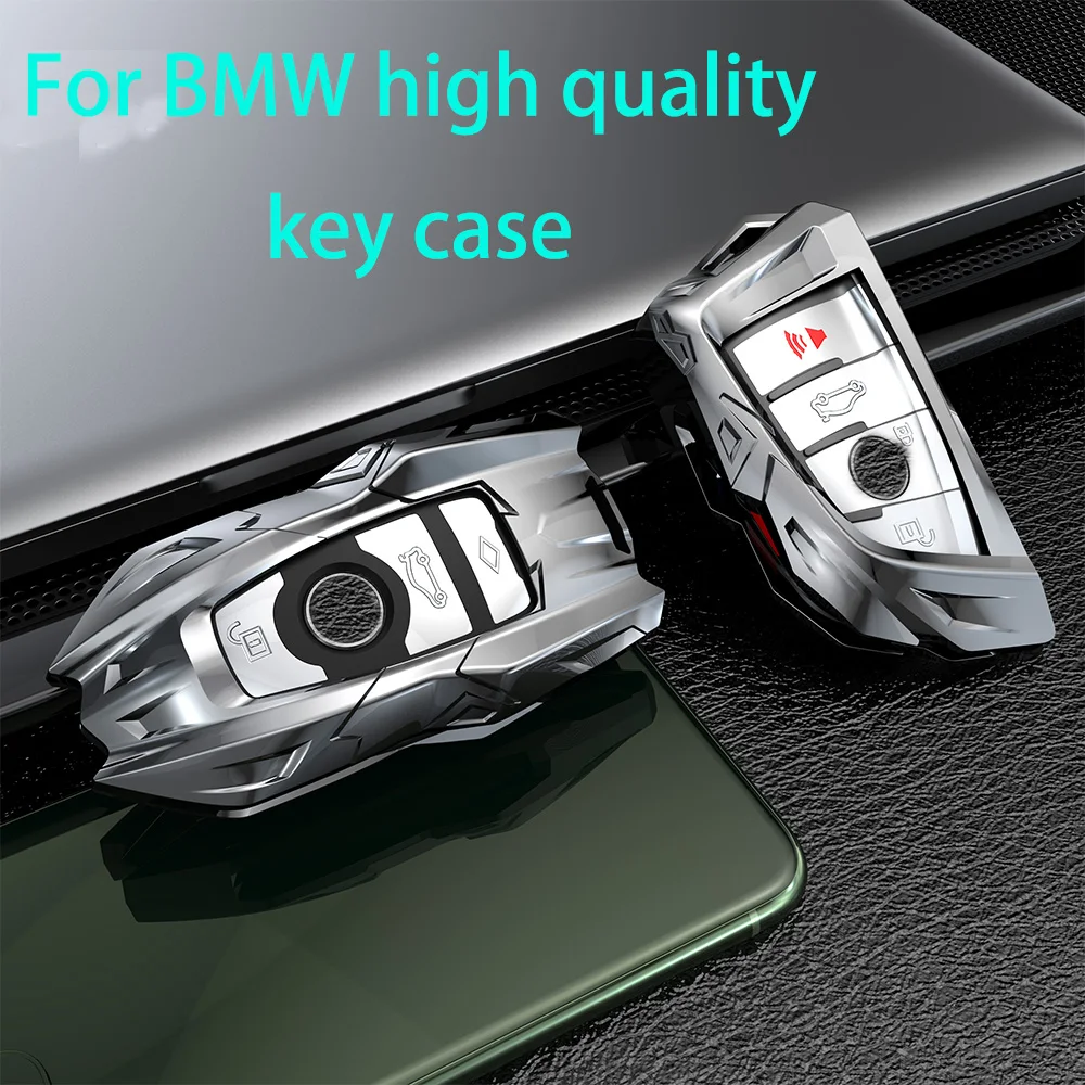 

Zinc Alloy Car Key Case Cover For BMW X1 X3 X5 X6 Series 1 2 5 7 F15 F16 E53 E70 E39 F10 F30 G30 Car key Shell Protecor