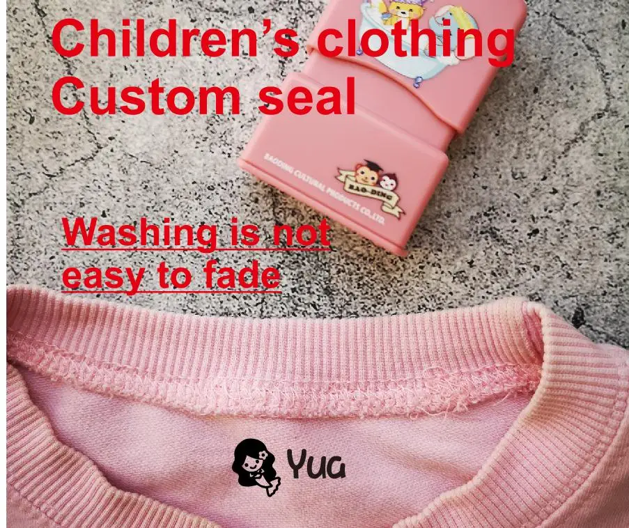 Изготовленные на заказ непромокаемые маркеры для детской одежды с рисунком из