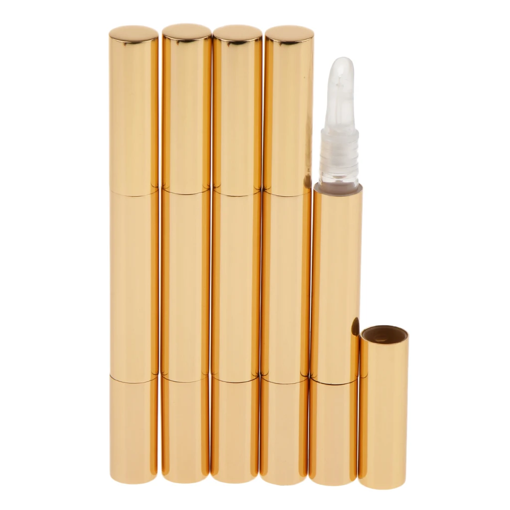

New 5x 3ml Empty Lip Gloss Container/Eyelash Growth Liquid Tube/Nail Oil Pen