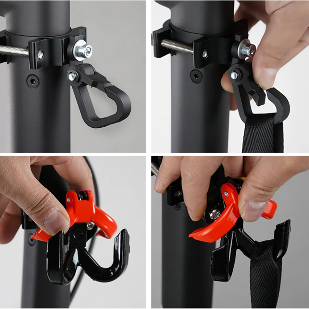 

Electric Scooter Hanger Universal Aluminum Alloy Single Bag Claw Hook Holder E-Bike Replacement for Xiaomi M365 Pro Accessories