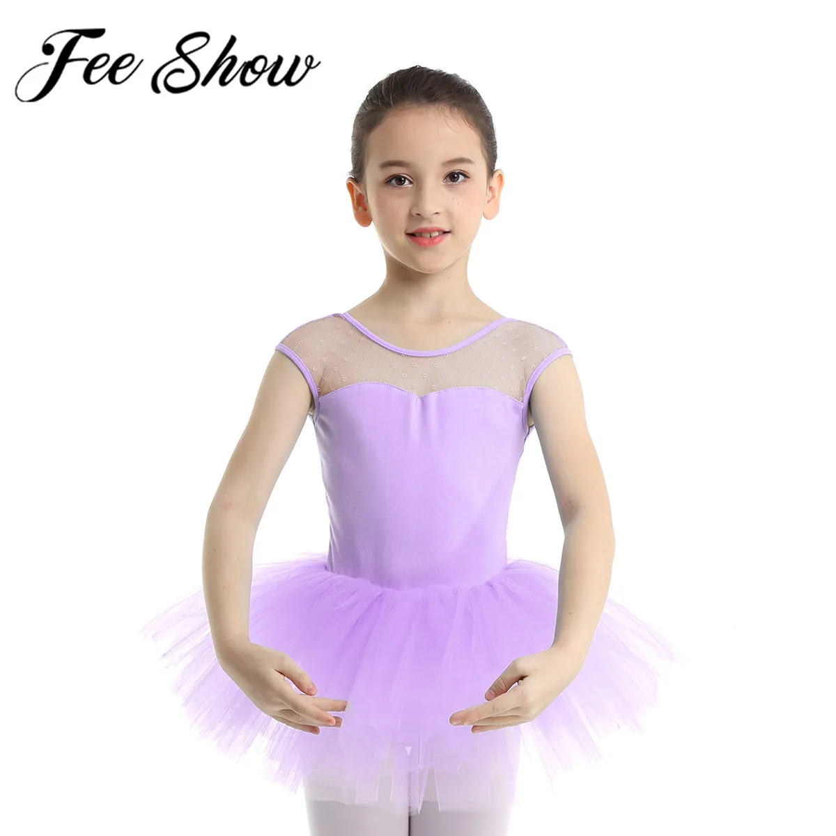 Детское балетное танцевальное гимнастическое трико для девочек платье пачка