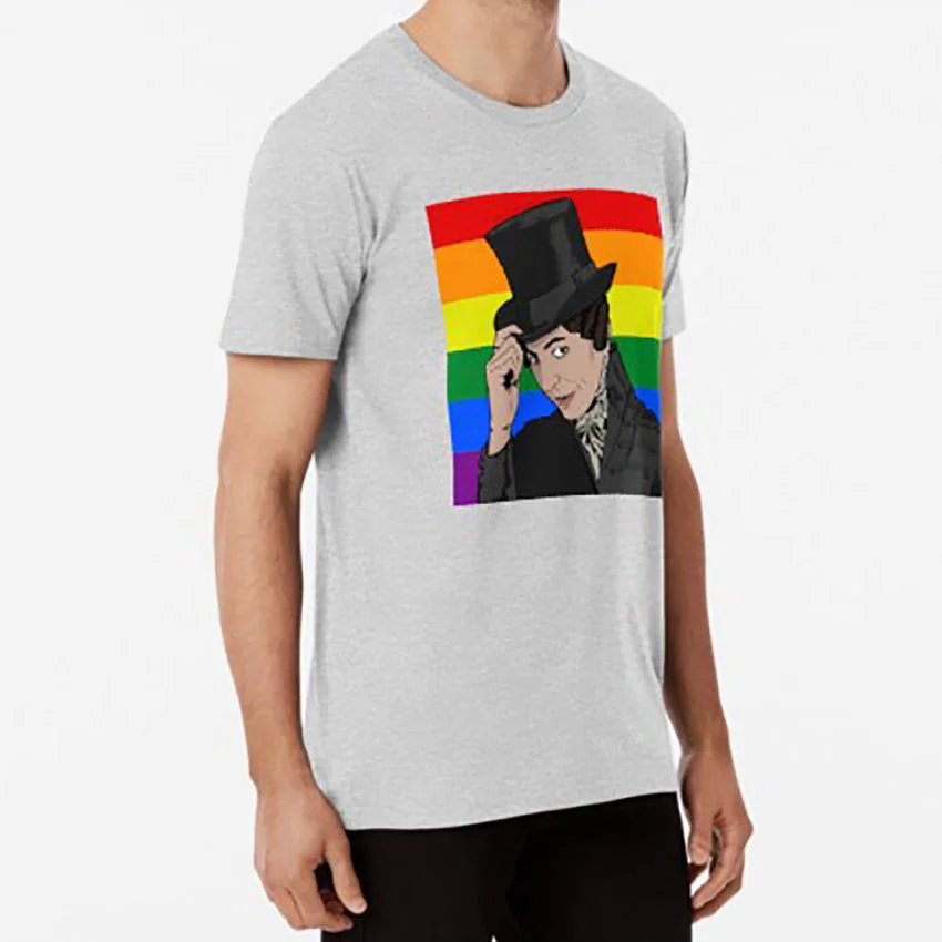 Gentleman Jack Pride T shirt gentleman jack pride lgbt rainbow Oversized Asian Size S~5XL |