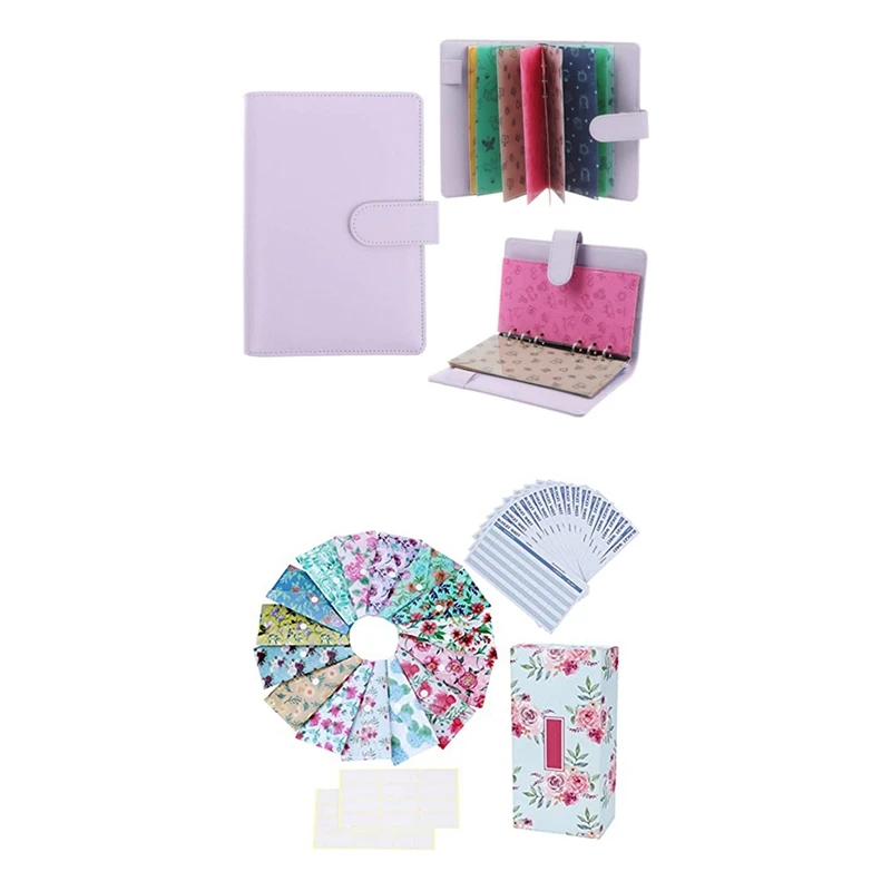 

2 Set Cash Envelope System for Budget Reusable Plastic Budget Envelope, C & D