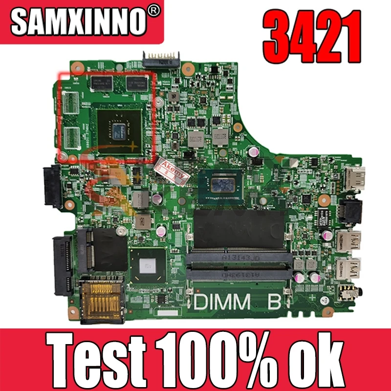 Материнская плата для ноутбука Dell Inspiron серии 3421 материнская 12204-1 CN-0DCTDH 0DCTDH 100%