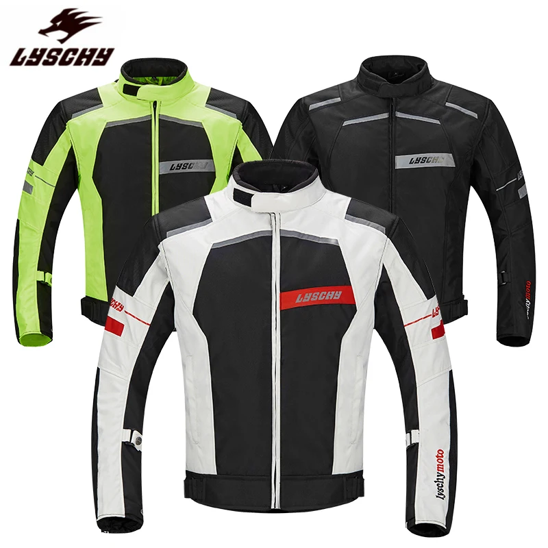 LYSCHY холодная водоонепроницаемая мотоциклетная крутка + брюки Съемный CE