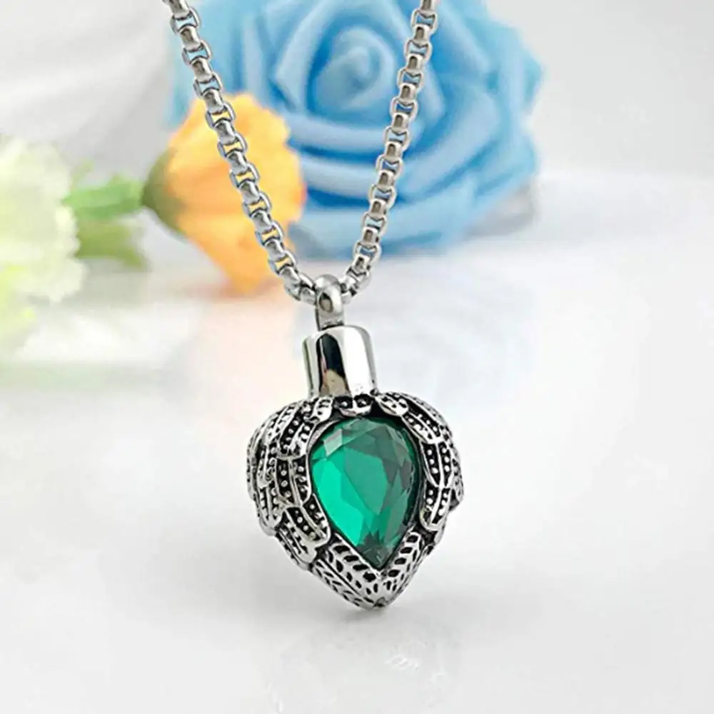 Урна ожерелье s для пепла урны человеческого Крыло ангела камень кремации