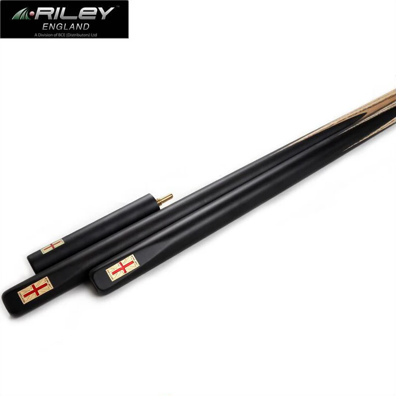 

Riley RES-701 Snooker Cue Billiard Stick Kit with Case with 6 Inch High-end Extension 9.5mm DEER MASTER Tip Snooker Cue Black 8