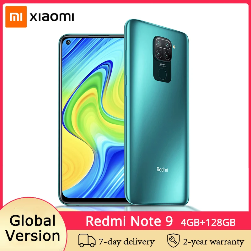 Глобальная версия Xiaomi Redmi Note 9 4GB RAM 128GB ROM смартфон с MTK Helio G85 Octa Core 6 53 &quotдисплей 48MP