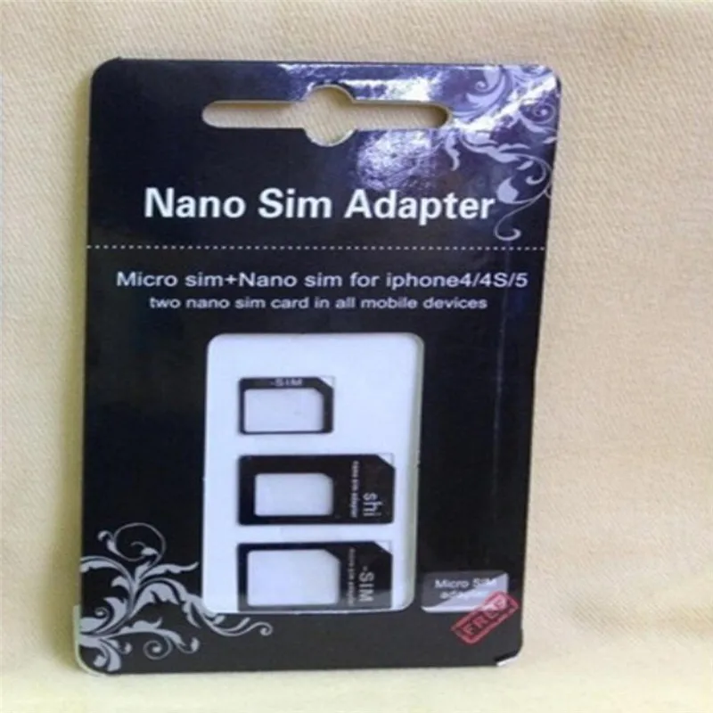4 in 1 Restore Card Mobile Phone Metal SIM Micro Adapters Standard Adapter Conversion Four In One |