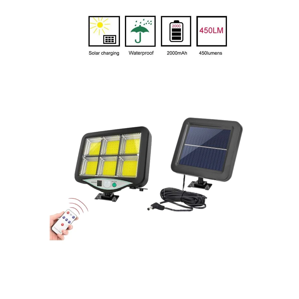 

seperable solar lamp LED wall lighting solar power lantern PIR Sensor outdoor indoor home waterproof Ip 65 garden Separated indo