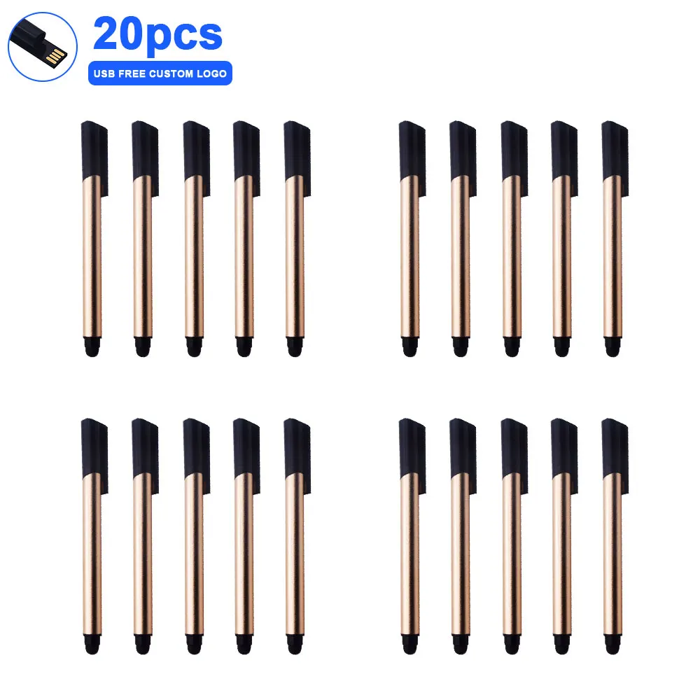 

20pcs free logo Usb Flash Drive Metal usb stick 64GB pendrive USB 2.0 flash drive 32GB 16GB 8GB 4gb pen drive 128GB flash drive