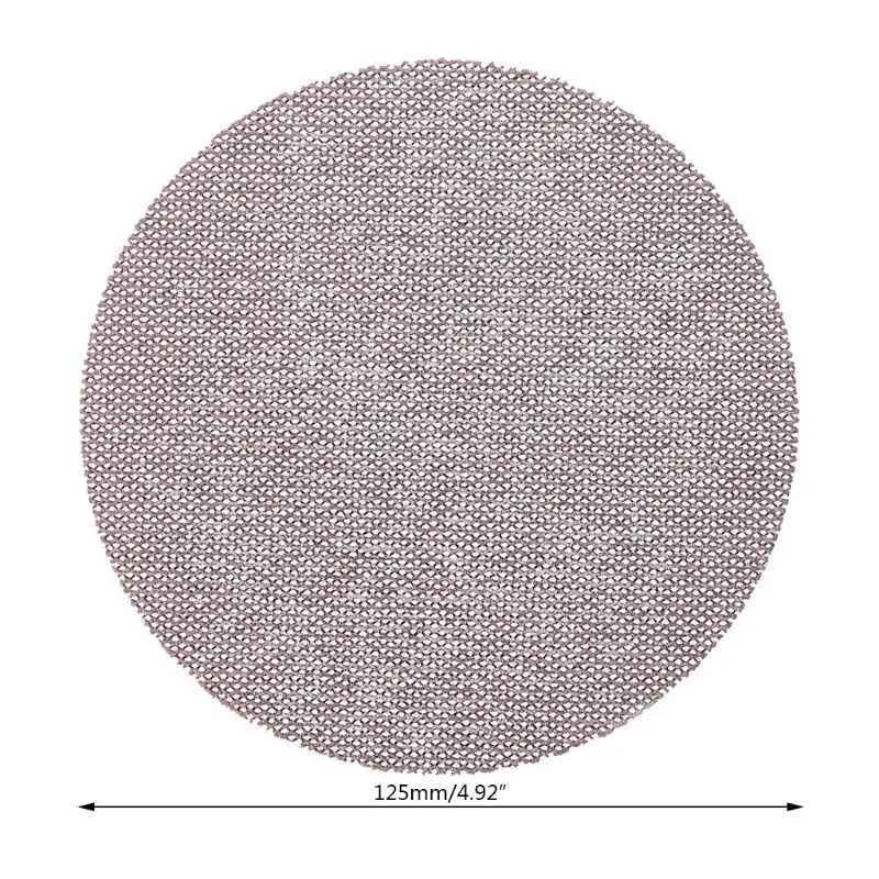 10 шт. сетчатые абразивные шлифовальные диски без пыли 5 дюймов 125 мм