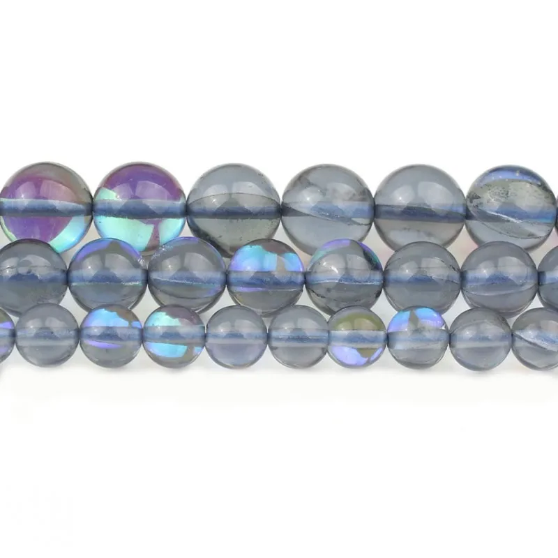 Серый из австрийского кристалла Круглый бисер для изготовления ювелирных