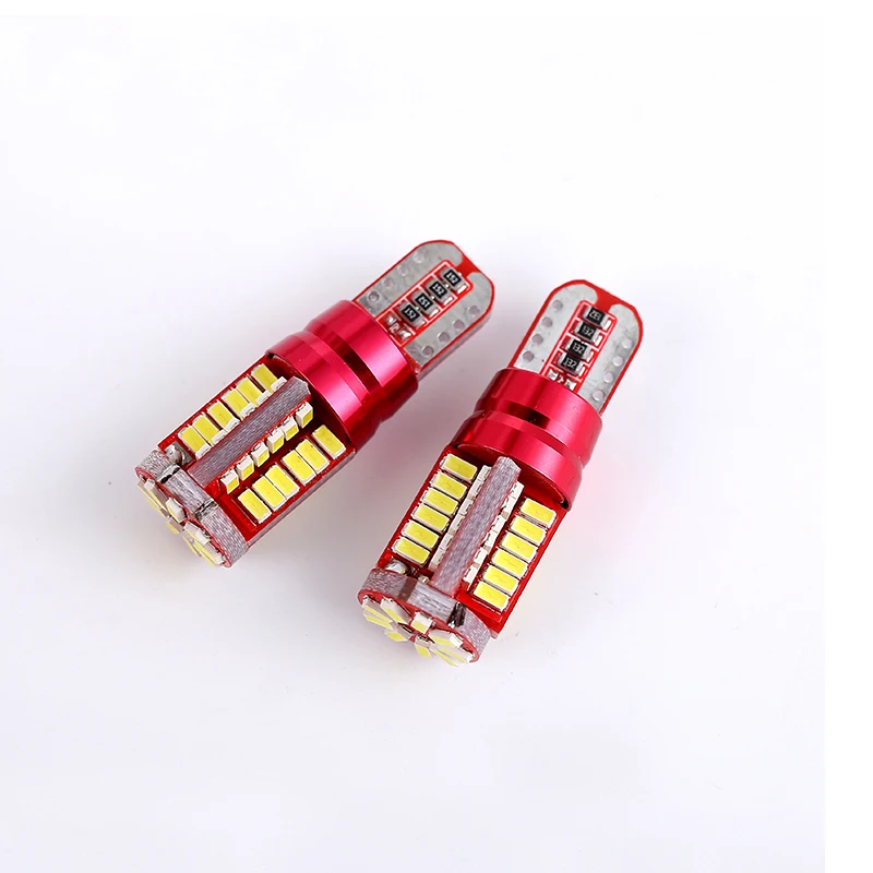 2x T10 W5W 194 светодиодный светильник футболка с принтом &quotавтомобиль&quot 3014 57SMD Canbus
