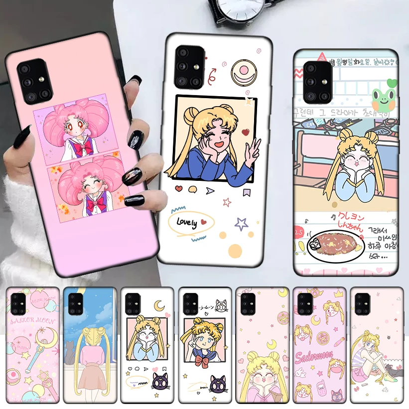 

Japanese Anime Girls Phone Case For Samsung Galaxy A52 A51 A71 A72 A12 A22 A32 A42 A21S A31 A41 A02S A11 A01 Cover Coque Funda
