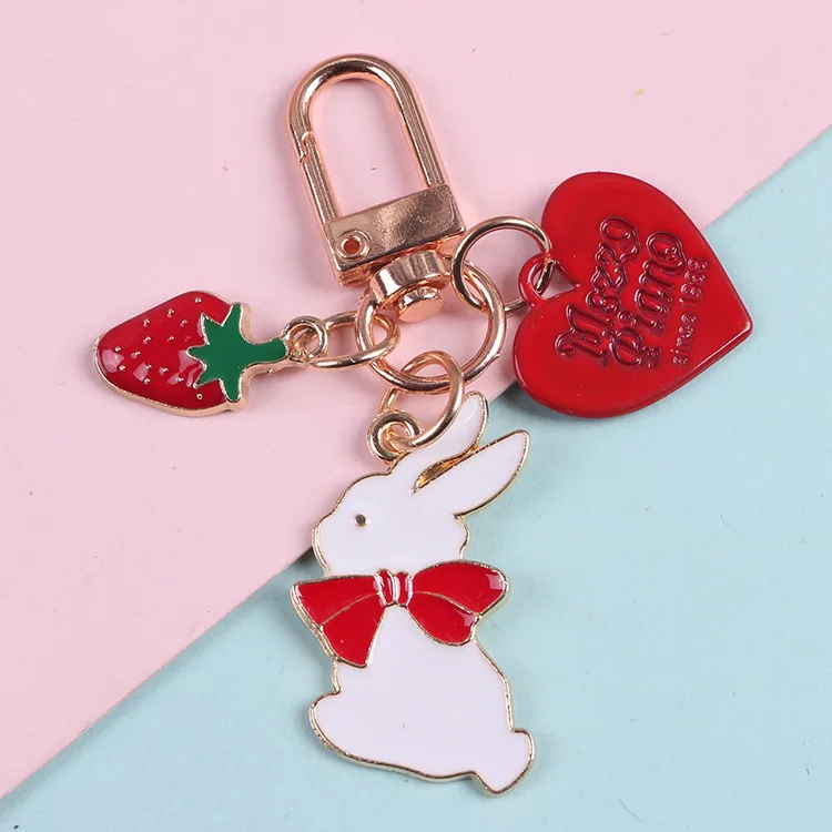 

Exquisite Key Chain Carrot Hairball Rabbit Pendant Keychain Apple Airpods Pendant Friend Best Fashion Cute Trinket Key Ring