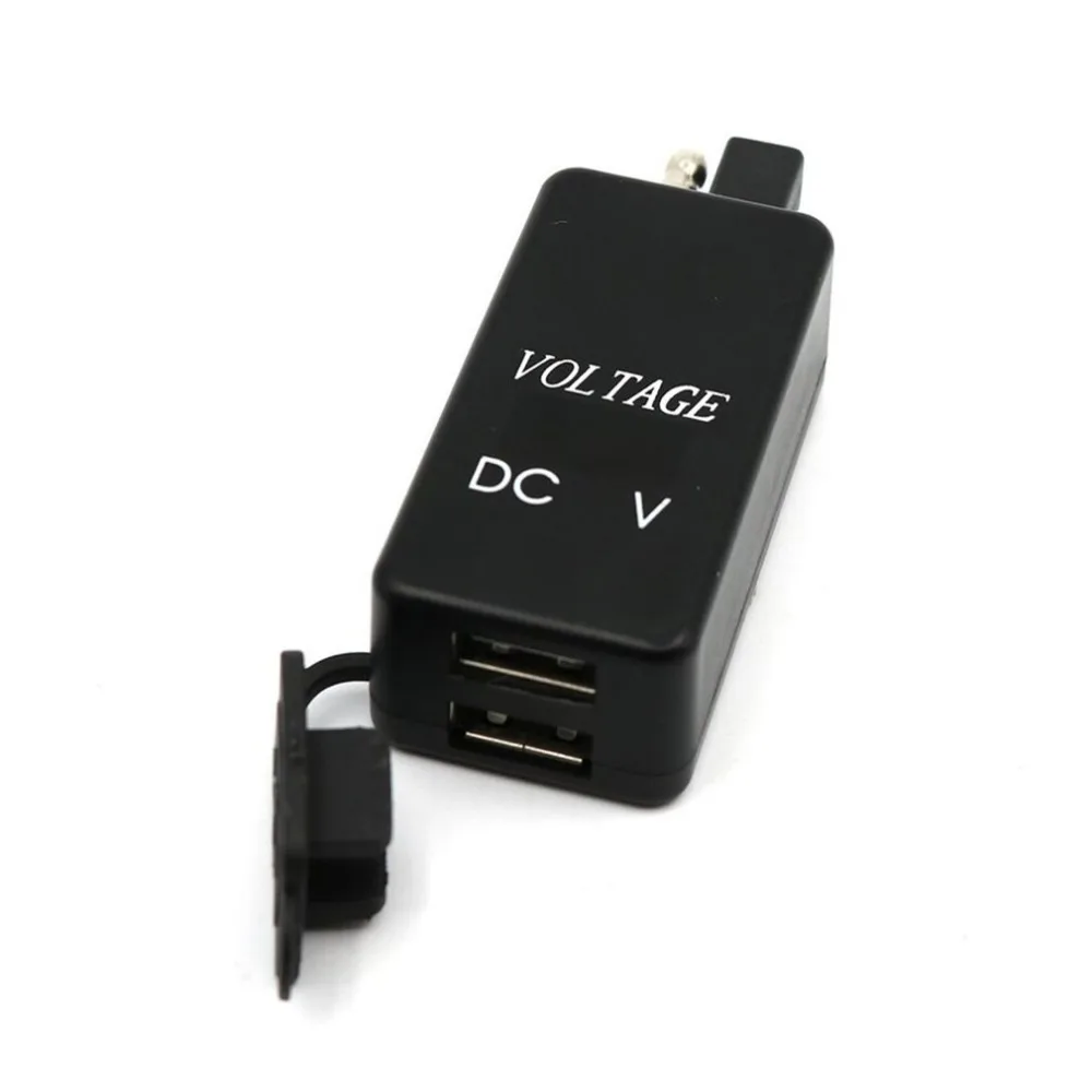 Новый автомобиль провода Dual USB 12 24V 3.1A Быстрая Зарядка адаптер для Мобильный