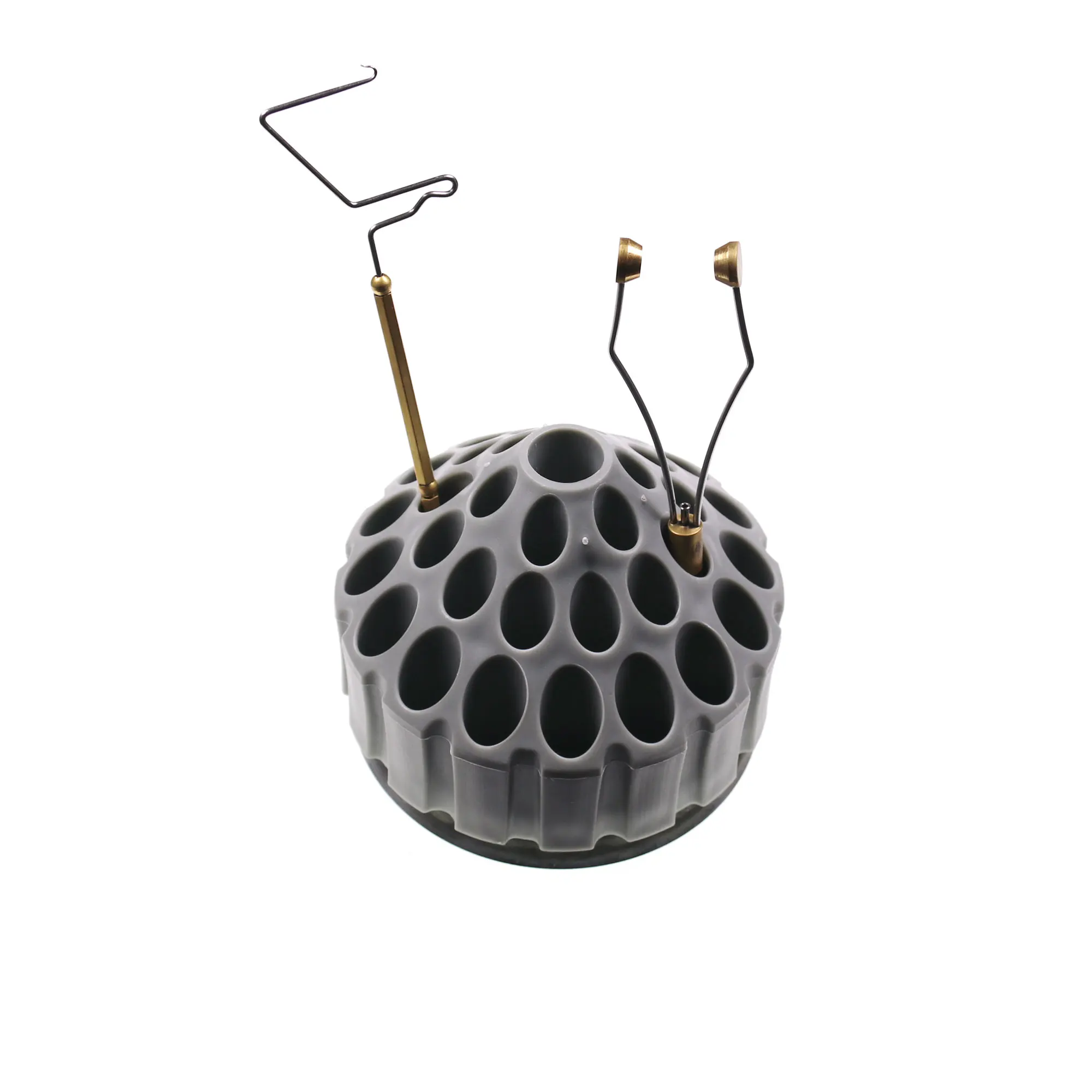 

1PC 34Holes Rotating Fly Tying Tools organizer Stand Color Ramdonly Shipment