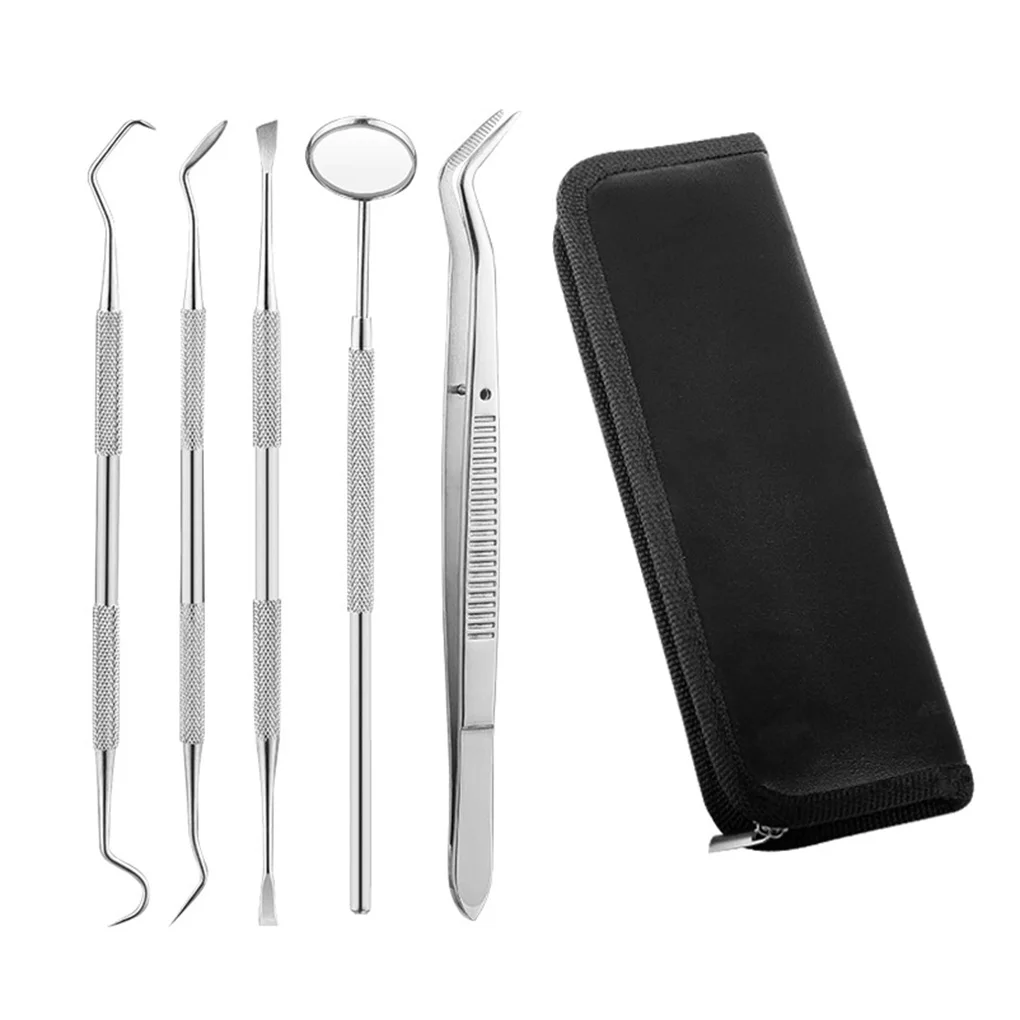 5 шт. Нержавеющая сталь стоматологический инструмент набор Зуб скребок