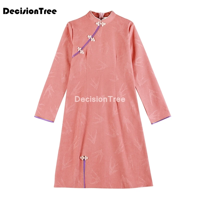 2021 китайское платье cheongsam платья винтажные qi pao женское Формальное длинное с