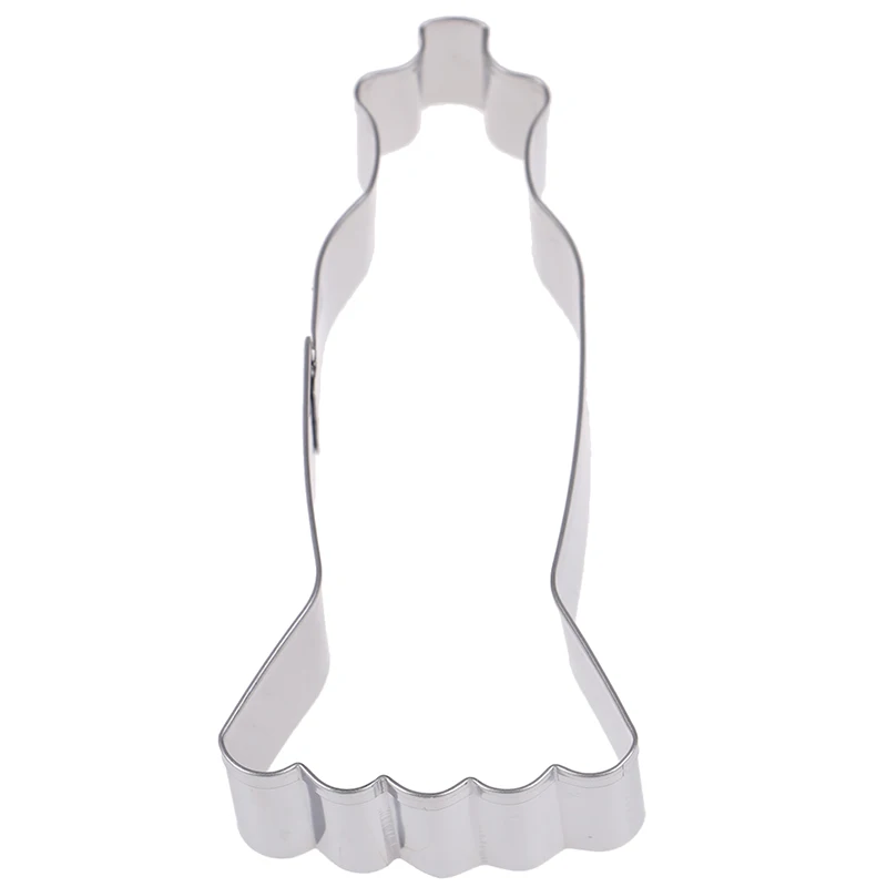 Вечернее платье из нержавеющей стали резак для печенья форма платья принцессы