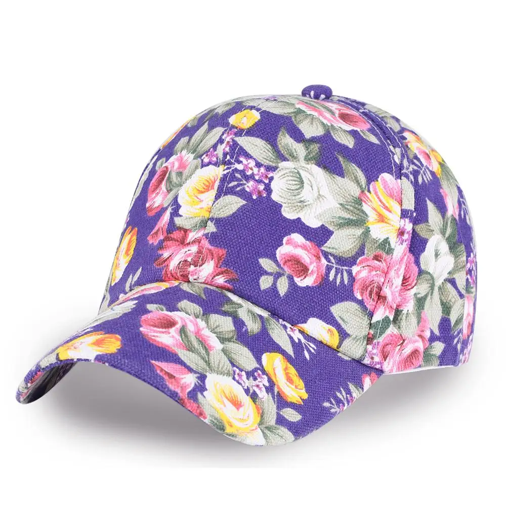 Женская Бейсболка с цветочным принтом хлопковые кепки для мужчин и