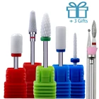 Твердосплавные фрезы керамический сверло для ногтей для маникюрного аппарата, фрезы по металлу, фрезы для ногтей