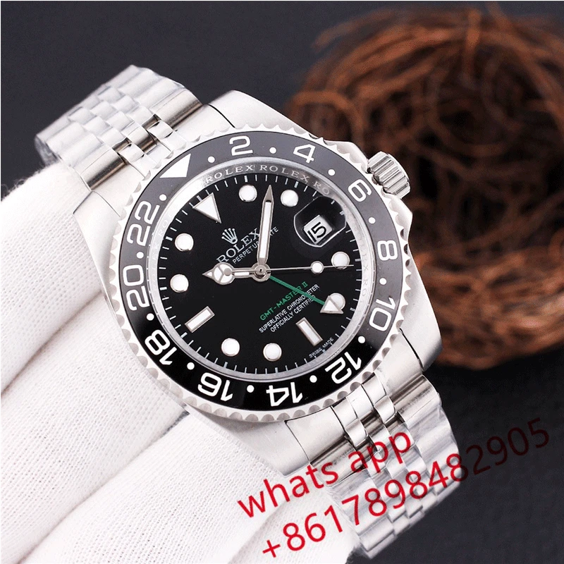 

AAA Luxury Top Brand Watches for Men Women Automatic Mechanical Wristwatches Designer Stainless Steel Ceramic Bezel Luminous RX6