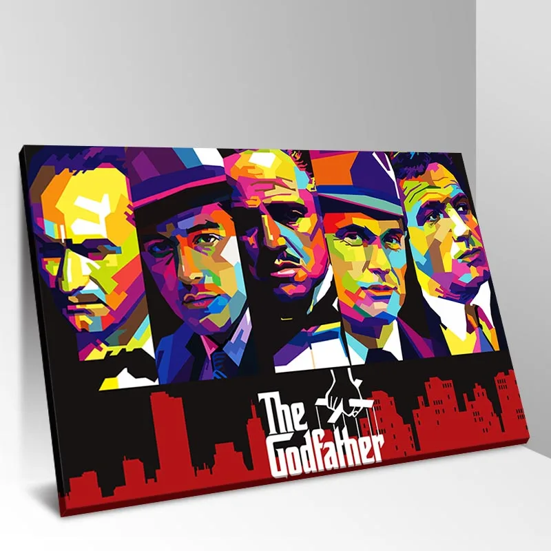 Современная мафия кино настенная Картина на холсте картина плакат и печать