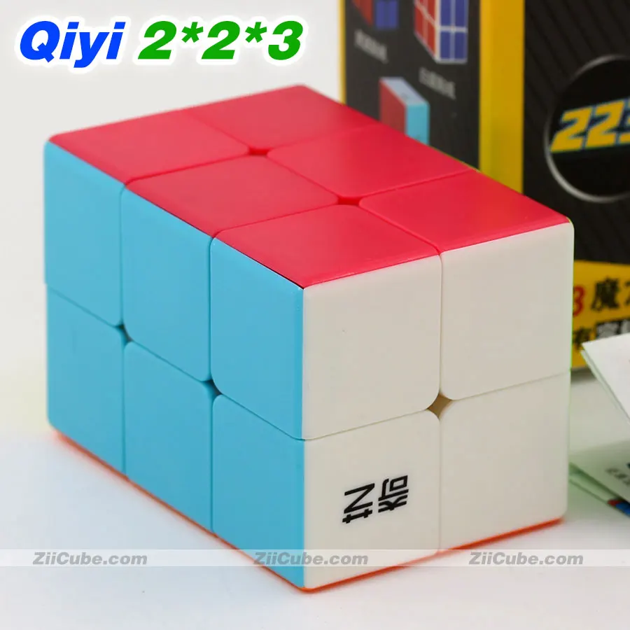Cubo m&aacute;gico rompecabezas QiYi(XMD) 2x2x3 223 322, Cubo de velocidad educativo profesional, juego de sabidur&iacute;a, juguetes, regalo-0