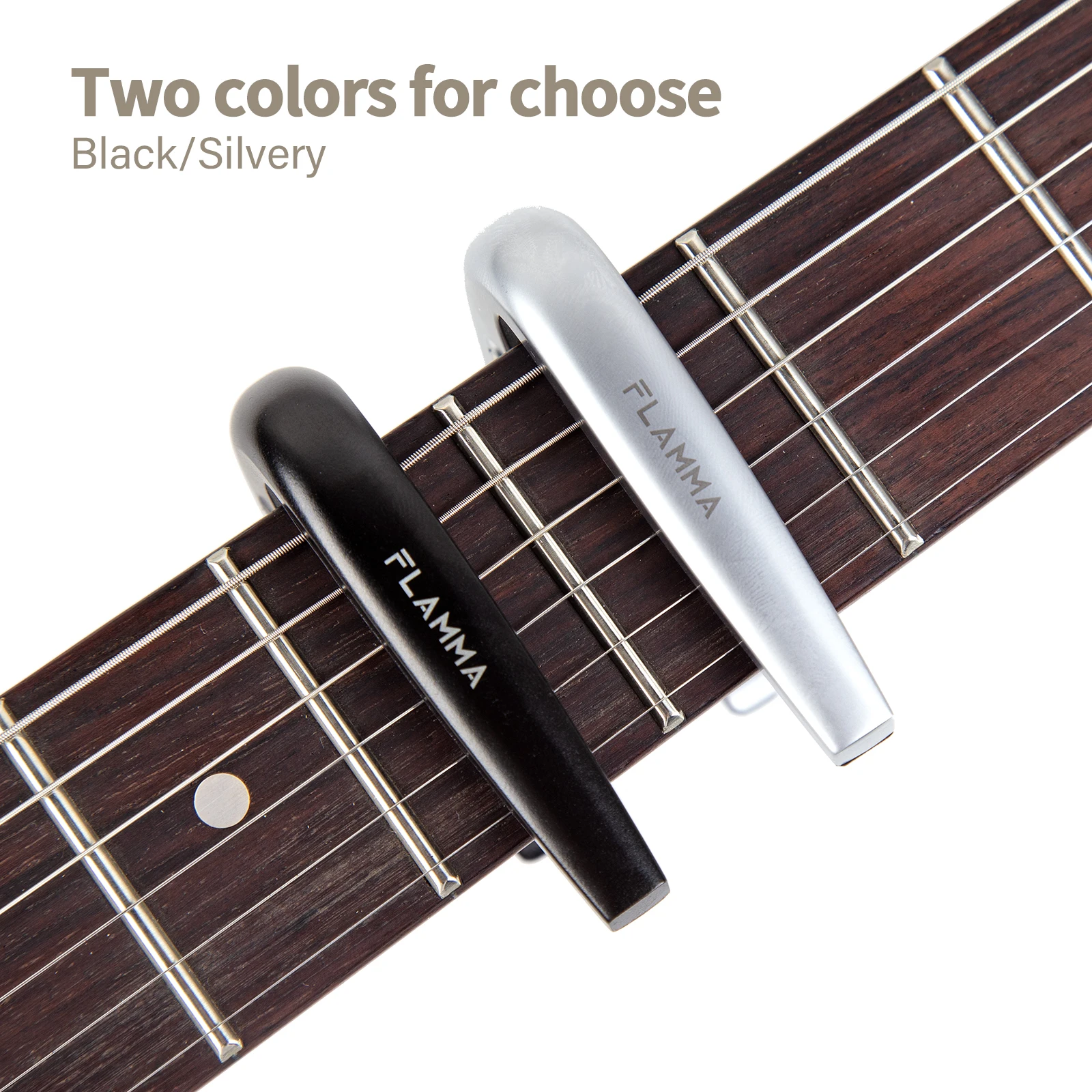 Acessórios de Guitarra de Metal Capo para Guitarra Capo Flamma Universal Guitarra Elétrica Ukulele Banjo