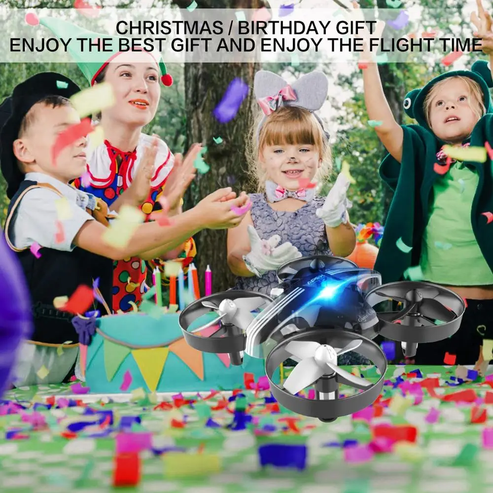 Мини Дрон Радиоуправляемый квадрокоптер 2 4G летательный аппарат Квадрокоптер