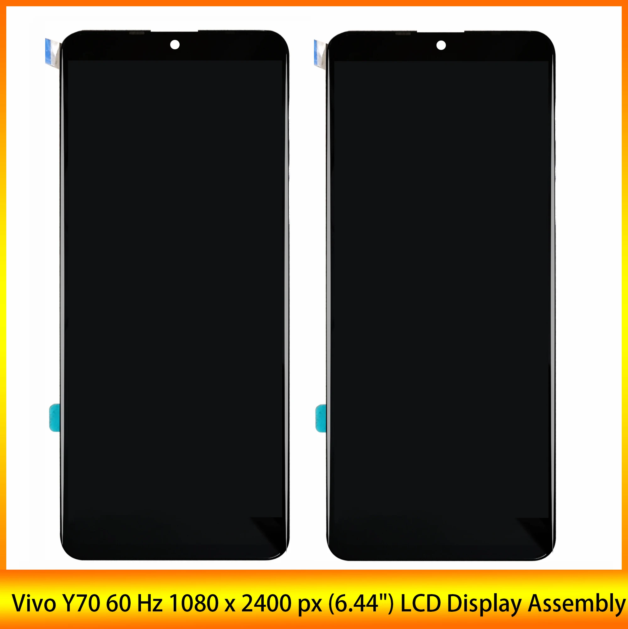 Pantalla Amoled Original de 6,44 "para Vivo Y70, pantalla LCD, montaje de digitalizador con pantalla t&aacute;ctil, piezas de repuesto-0