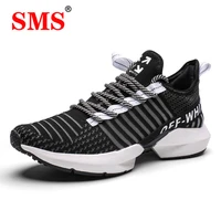 sms running shoes men fashion outdoor light breathable sneakers man lace up sports walking jogging shoes comfortable plus size