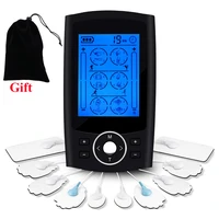 24 mode tens machine tens unit rechargeable digital therapy machine body massager massage device health care muscle stimulator