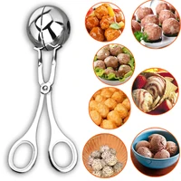 304 stainless steel stuffed meatball clip diy fish meat rice ball maker meatball mold tools kitchen convenient meatball maker